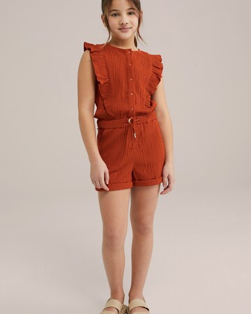 WE Fashion Комбинезон в Красный: спереди