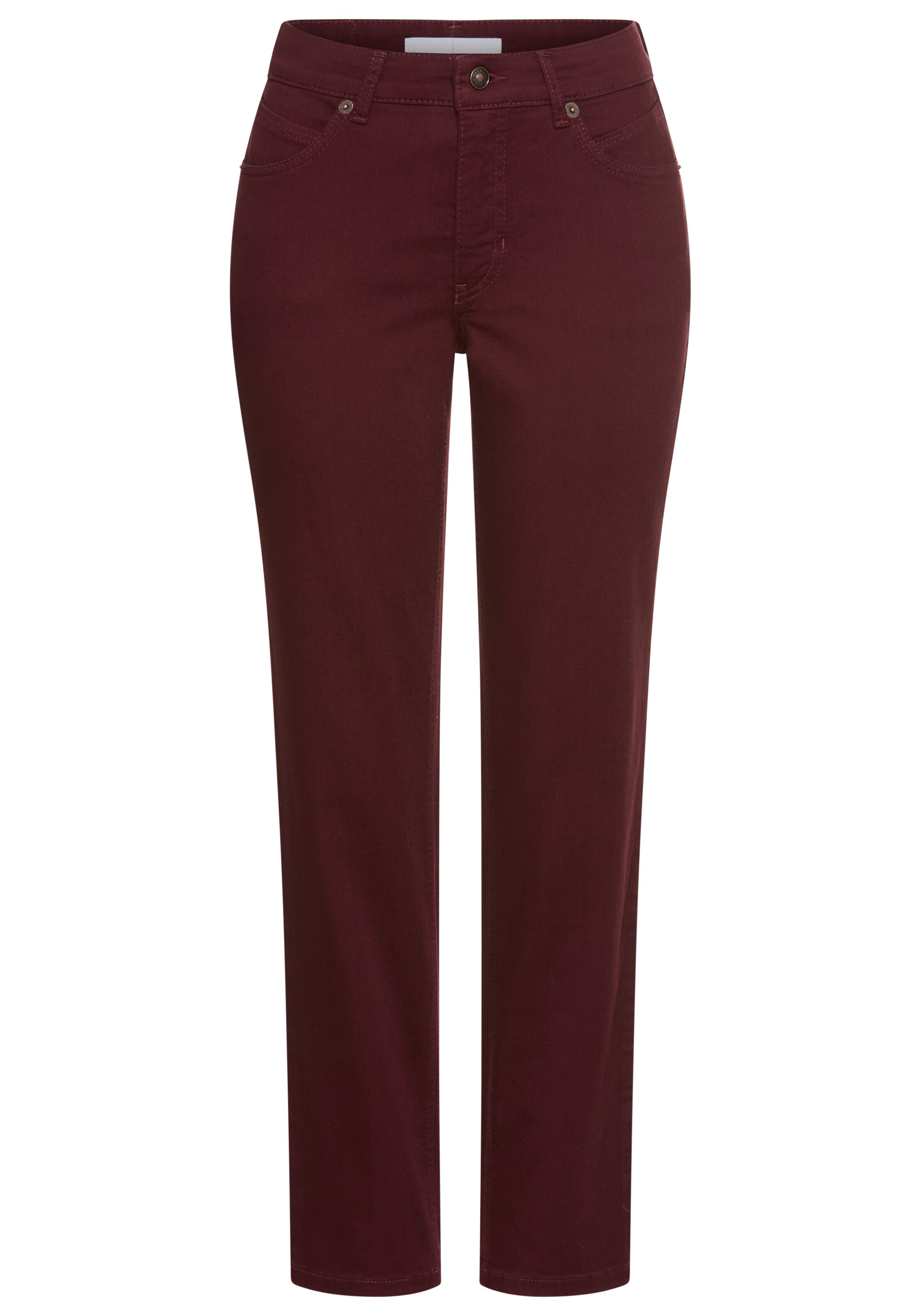 MAC Slim fit Jeans 'Melanie' in Red: front