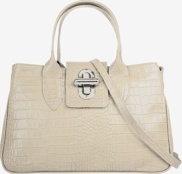 Cluty Handbag in Beige: front
