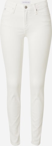 Calvin Klein Jeans Τζιν σε λευκό: μπροστά