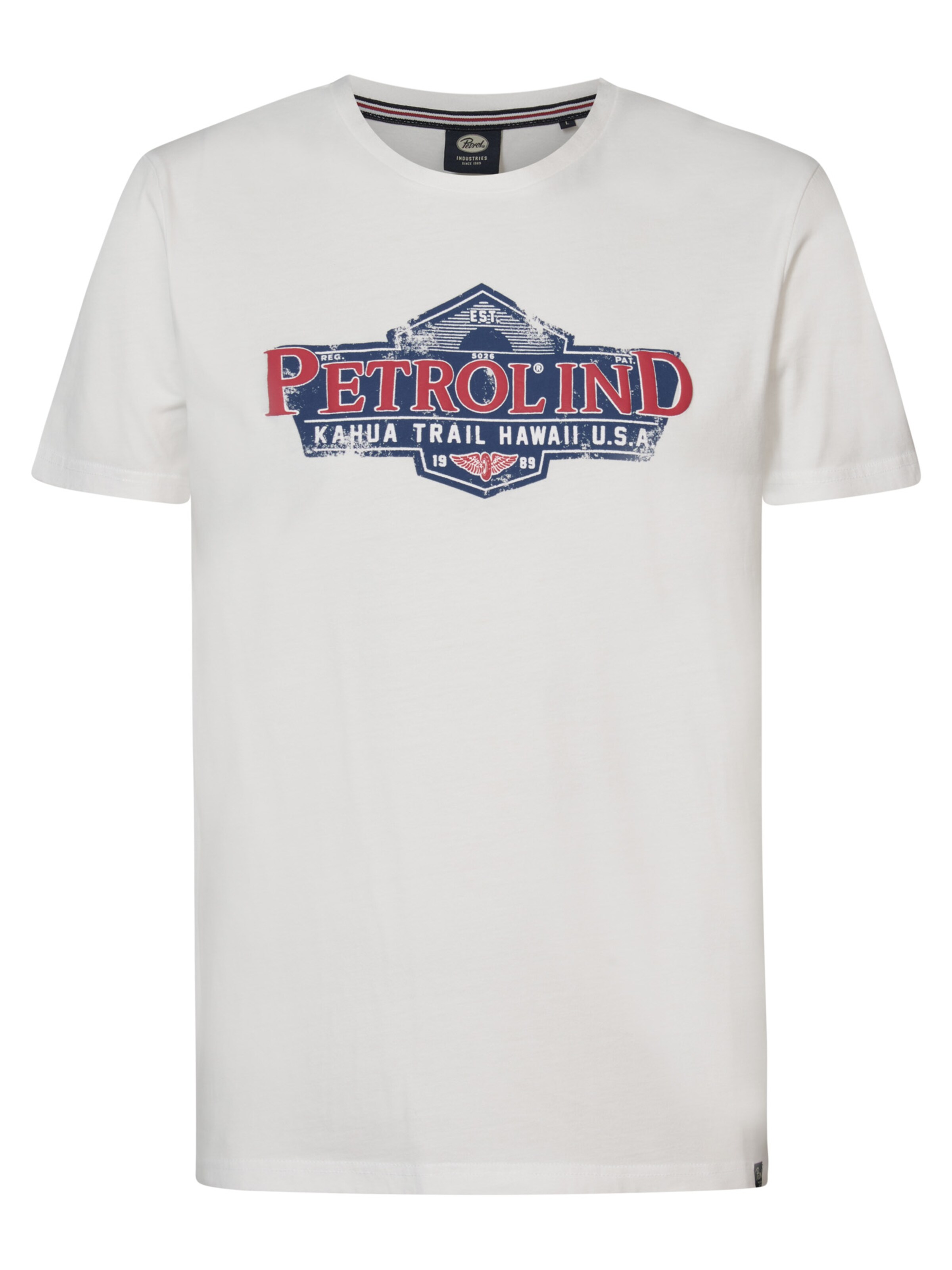Petrol Industries Camiseta Mariner en Blanco ABOUT YOU