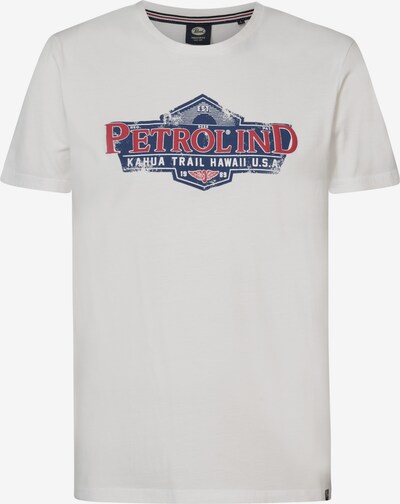 Petrol Industries T-Shirt 'Mariner' en bleu foncé / rouge clair / blanc, Vue avec produit