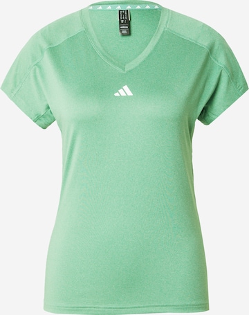 ADIDAS PERFORMANCE Performance Shirt 'Train Essentials' in Green: front