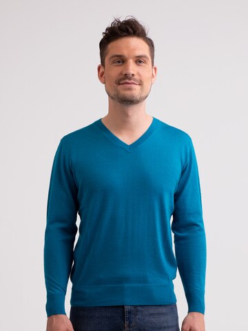 Pullover di CASH-MERE.CH in blu: frontale