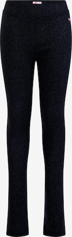 WE Fashion Skinny Leggings 'MEISJES GLITTER' - kék: elől