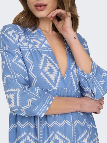 Abito camicia 'Ally Athena' di ONLY in blu