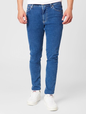 Tommy Jeans Skinny Jeans 'SIMON' in Blauw: voorkant