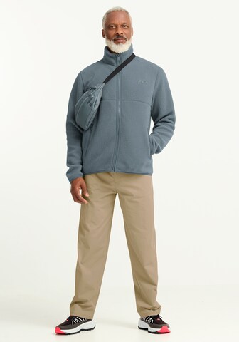 JACK WOLFSKIN Funkčná flisová bunda - Sivá