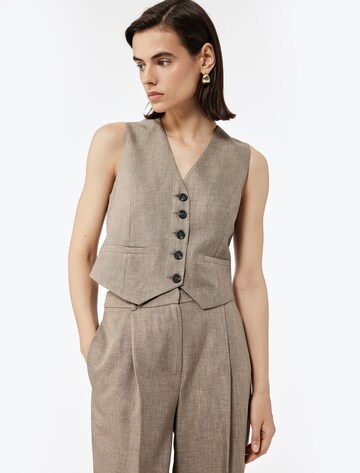 Koton Suit Vest in Beige: front