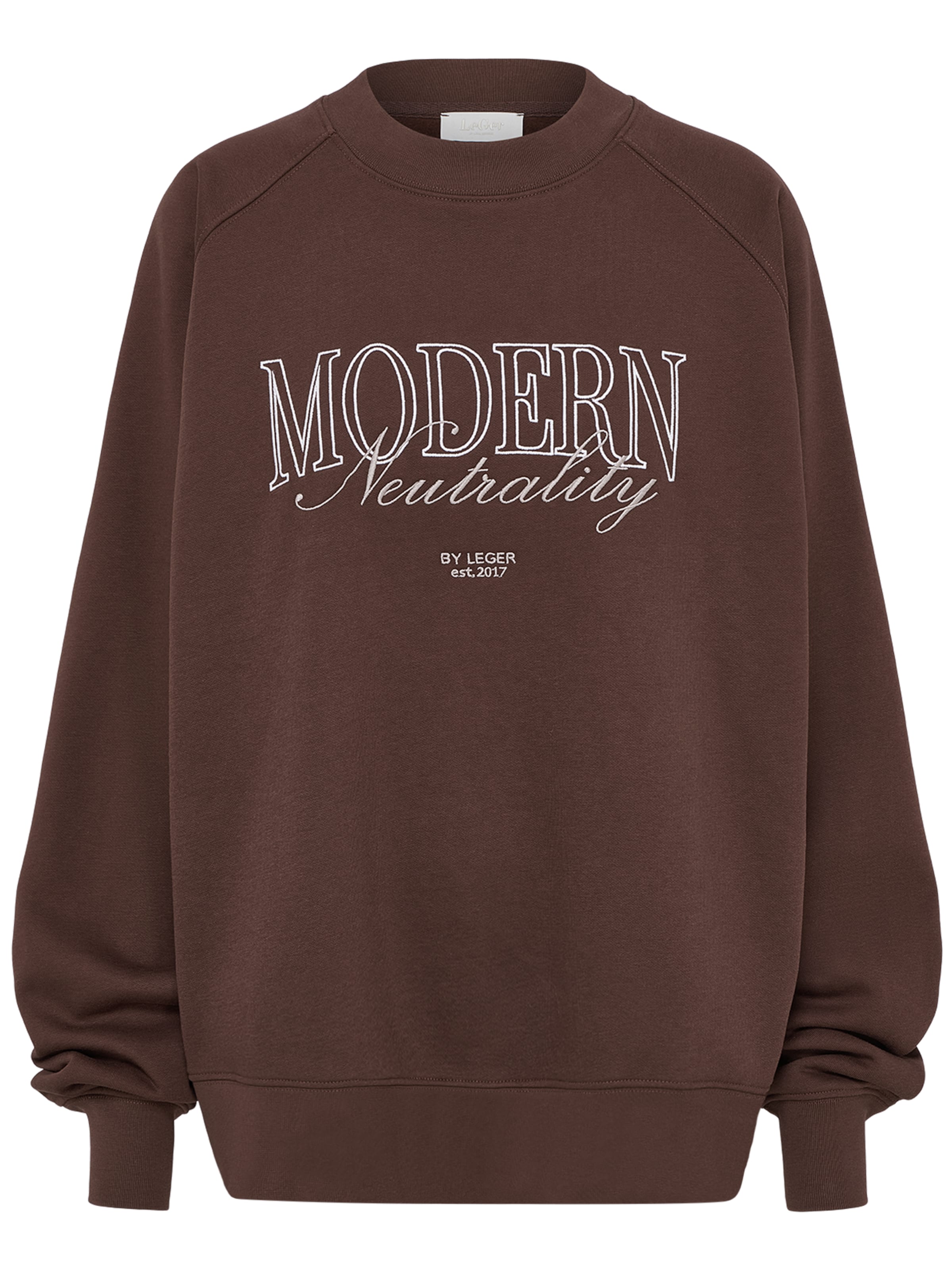 LeGer by Lena Gercke Свитшот 'Maxime' в Коричневый: спереди