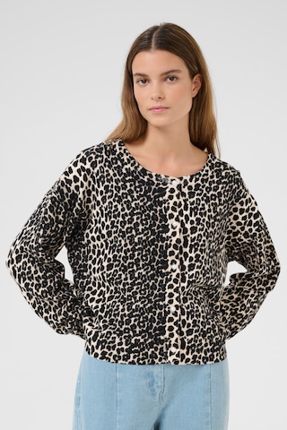 KAREN BY SIMONSEN Cardigan 'Uriela' i beige: forside