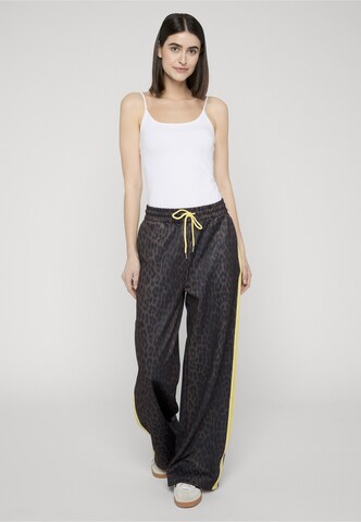 OH APRIL Wide leg Broek 'Kael' in Geel