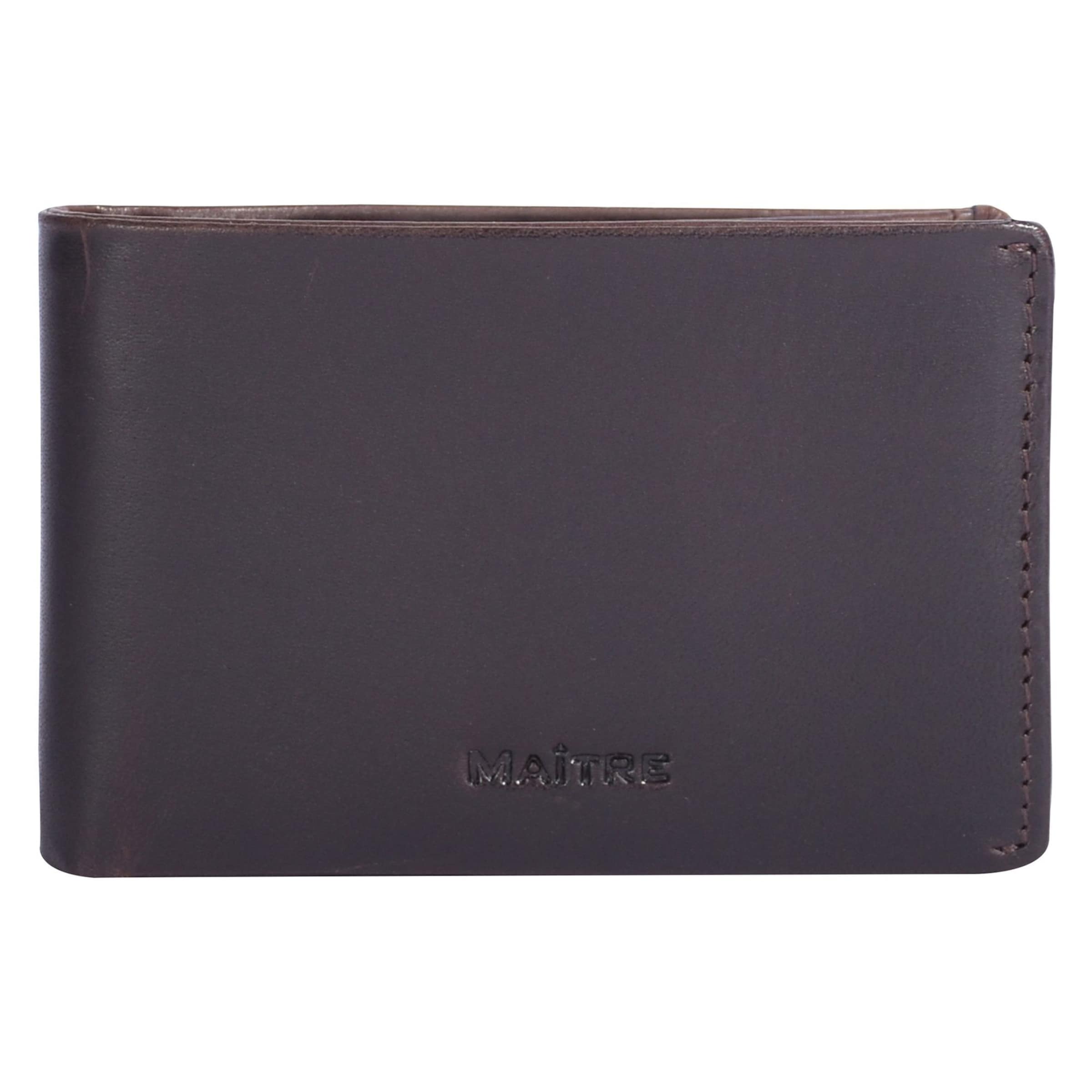 Portamonete 'Birkheim Gerno' di Maître in marrone: frontale