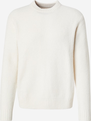 Pull-over 'JORYORK OLLIE' JACK & JONES en blanc : devant