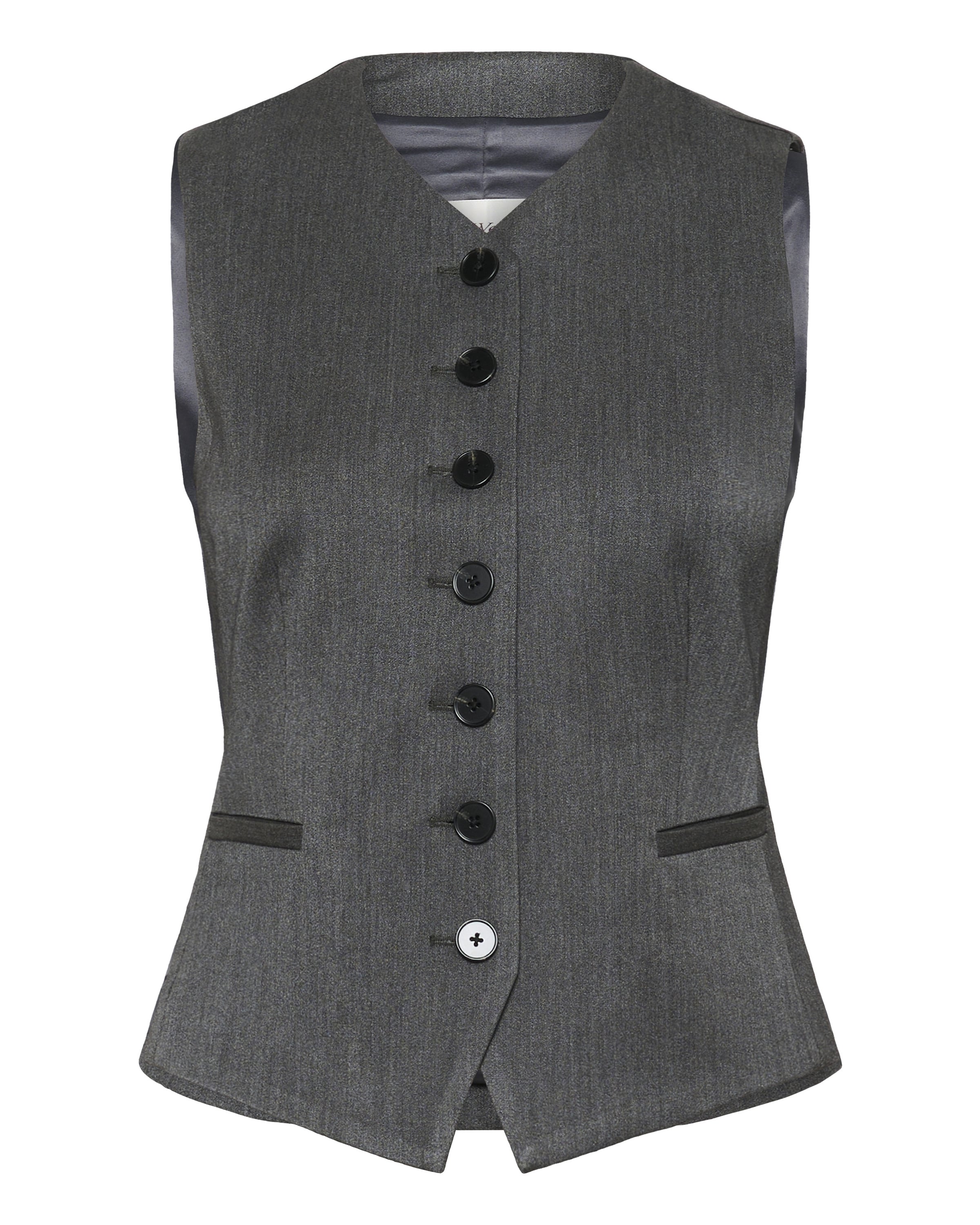 Gilet de costume 'Brunilda' InWear en gris : devant