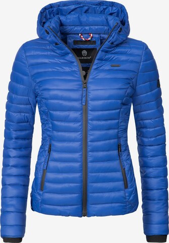 MARIKOO Between-Season Jacket 'Samtpfote' in Blue: front