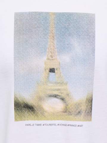 Only & Sons Bluser & t-shirts 'Fred Eiffel' i hvid