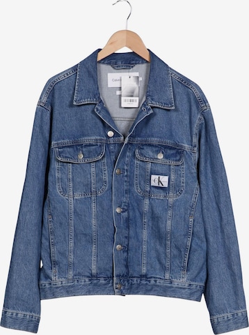 Calvin Klein Jeans Jacke M in Blau: Vorderseite