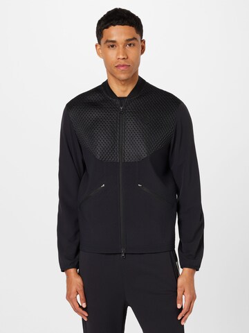 J.Lindeberg Weatherproof jacket in Black: front