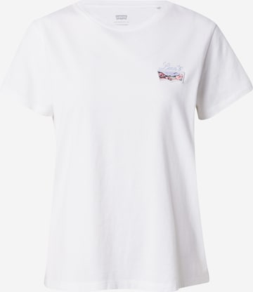 LEVI'S ® Тениска 'The Perfect Tee' в бяло: отпред