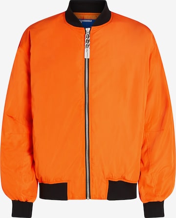 KARL LAGERFELD JEANS - Chaqueta de entretiempo en naranja: frente