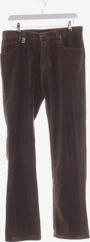Emporio Armani Pants in 31 in Brown: front