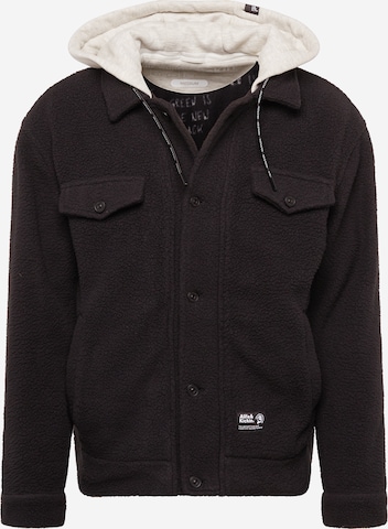 Alife and Kickin Winter Jacket 'Brad' in Black: front