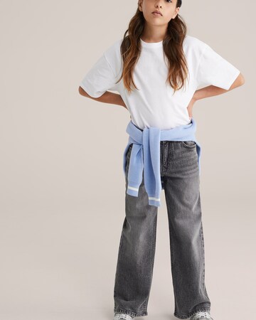 WE Fashion Loosefit Jeans in Grijs