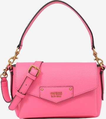 GUESS Чанта за през рамо 'Brenton' в розово: отпред