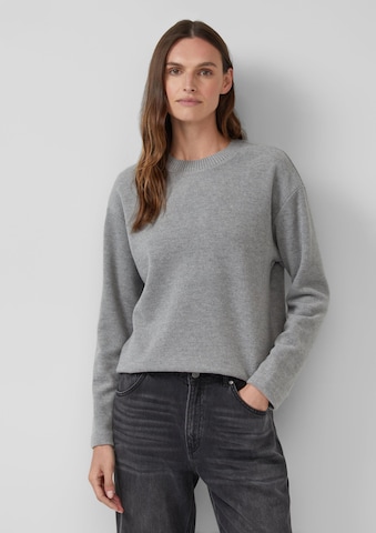 s.Oliver Sweatshirt in Grau: Vorderseite