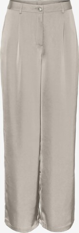 VERO MODA Wide Leg Bukser med lægfolder 'Lovie' i beige: forside