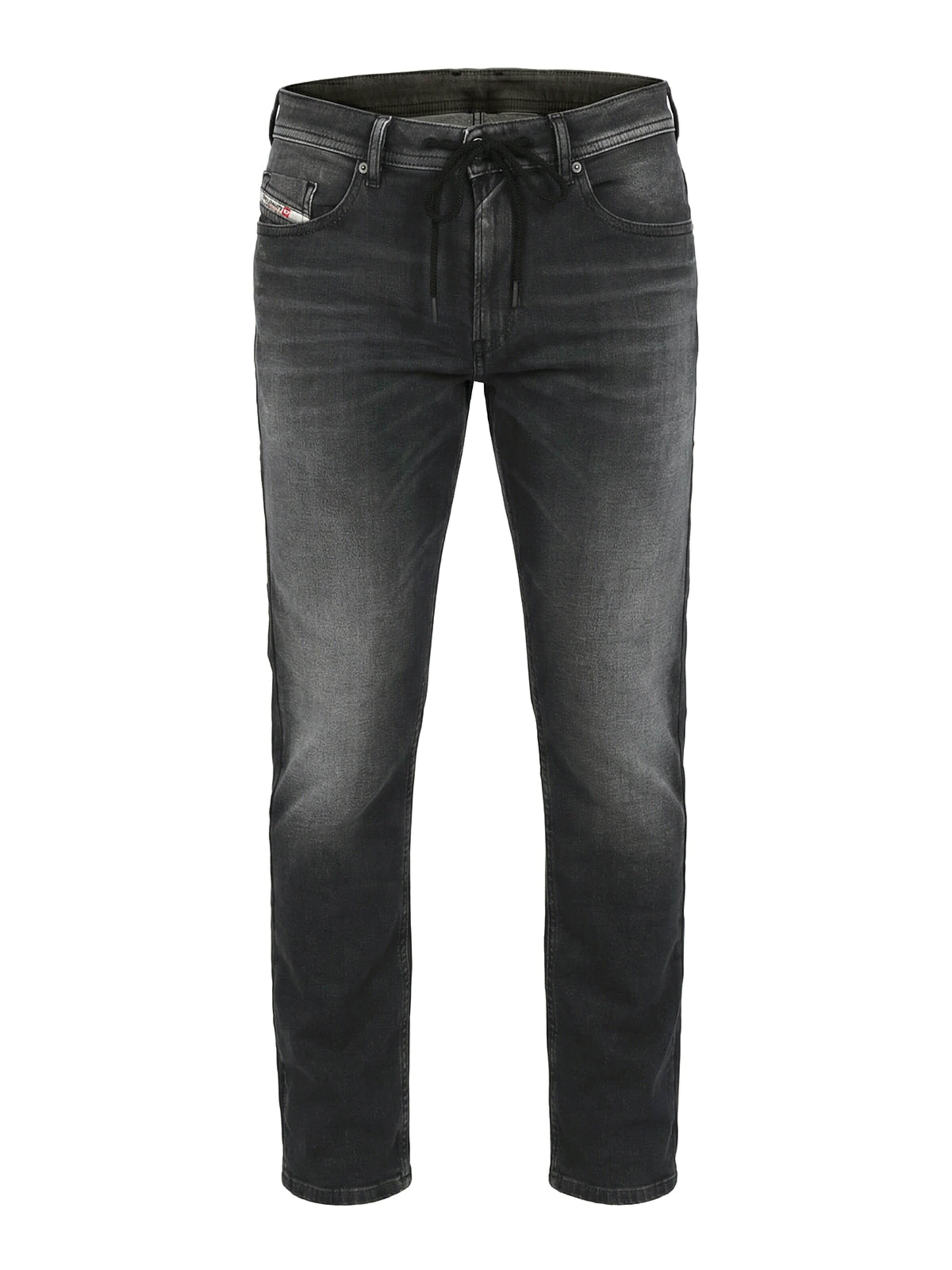 DIESEL Jeans 'THOMMER JOGGJEANS Superstretch & Supersoft' in Grijs: voorkant