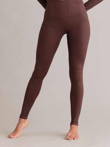Skinny Leggings 'Always Dressed' Hey Honey en marron