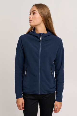 Oxmo Fleece Jacket 'FINJA' in Blue: front