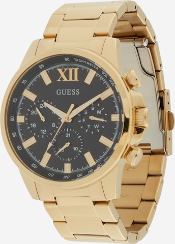 auksinė GUESS Analoginis (įprasto dizaino) laikrodis 'Walker': priekis