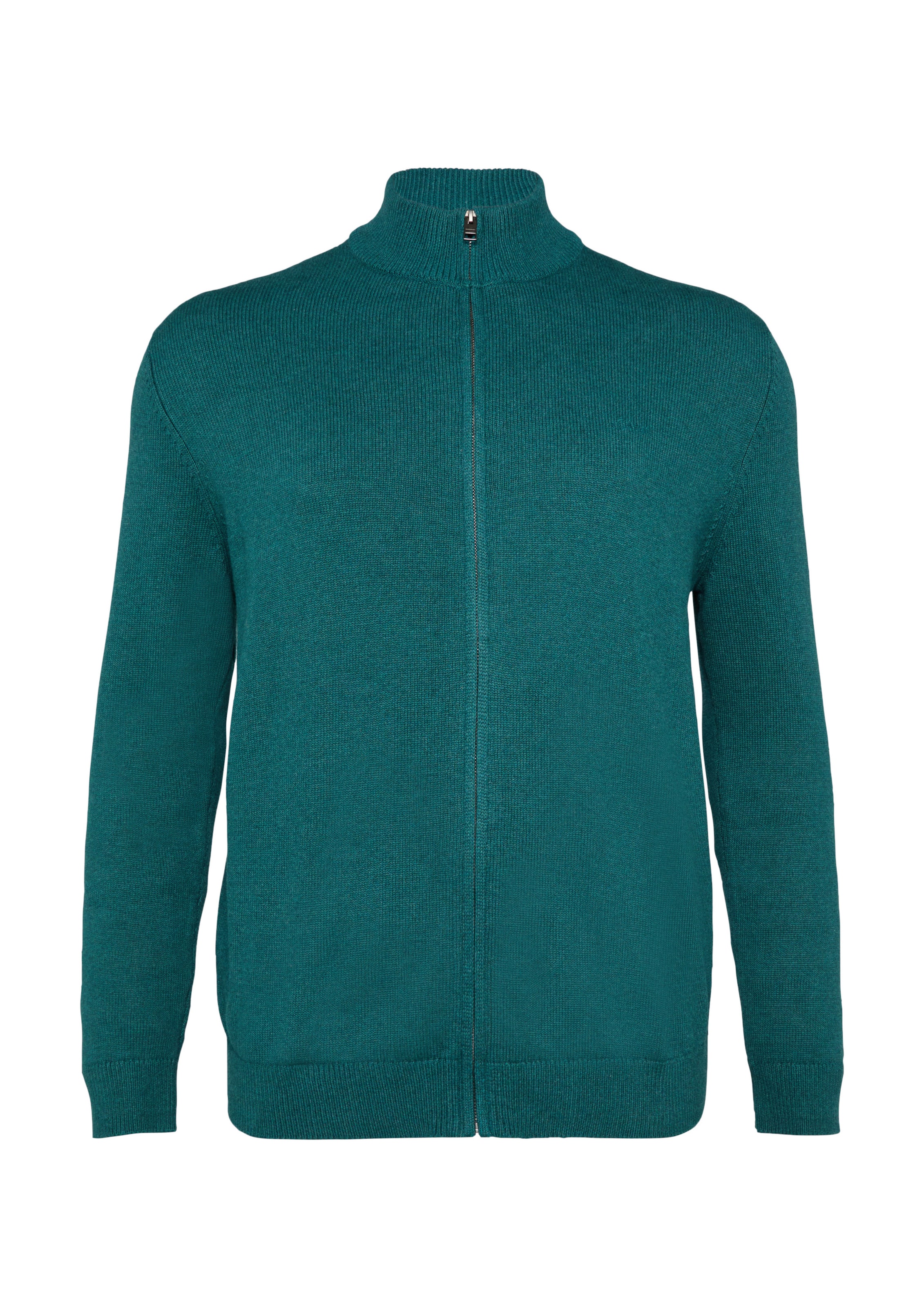 s.Oliver Men Big Sizes Strickjacke in Blau: Vorderseite