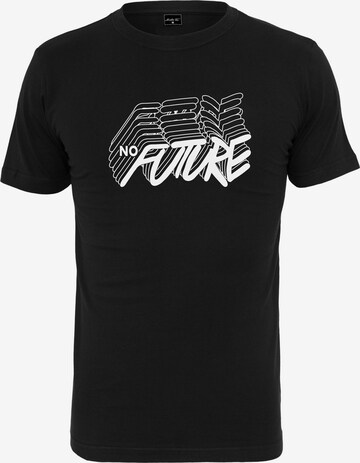 Mister Tee Regular Fit T-Shirt 'No Future' in Schwarz: predná strana