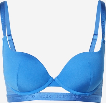 Boux AvenueT-shirt Grudnjak 'KYRA PLUNGE' - plava boja: prednji dio