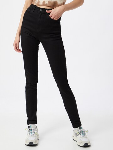 Soft Rebels Skinny Jeans in Black: front