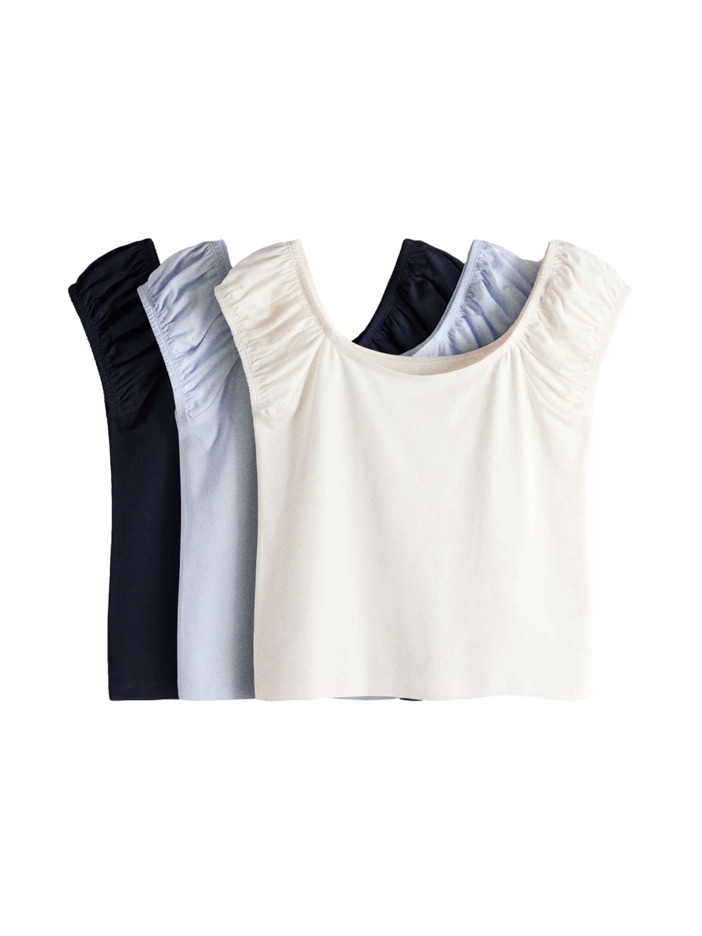 The Set Top in Blau: Vorderseite