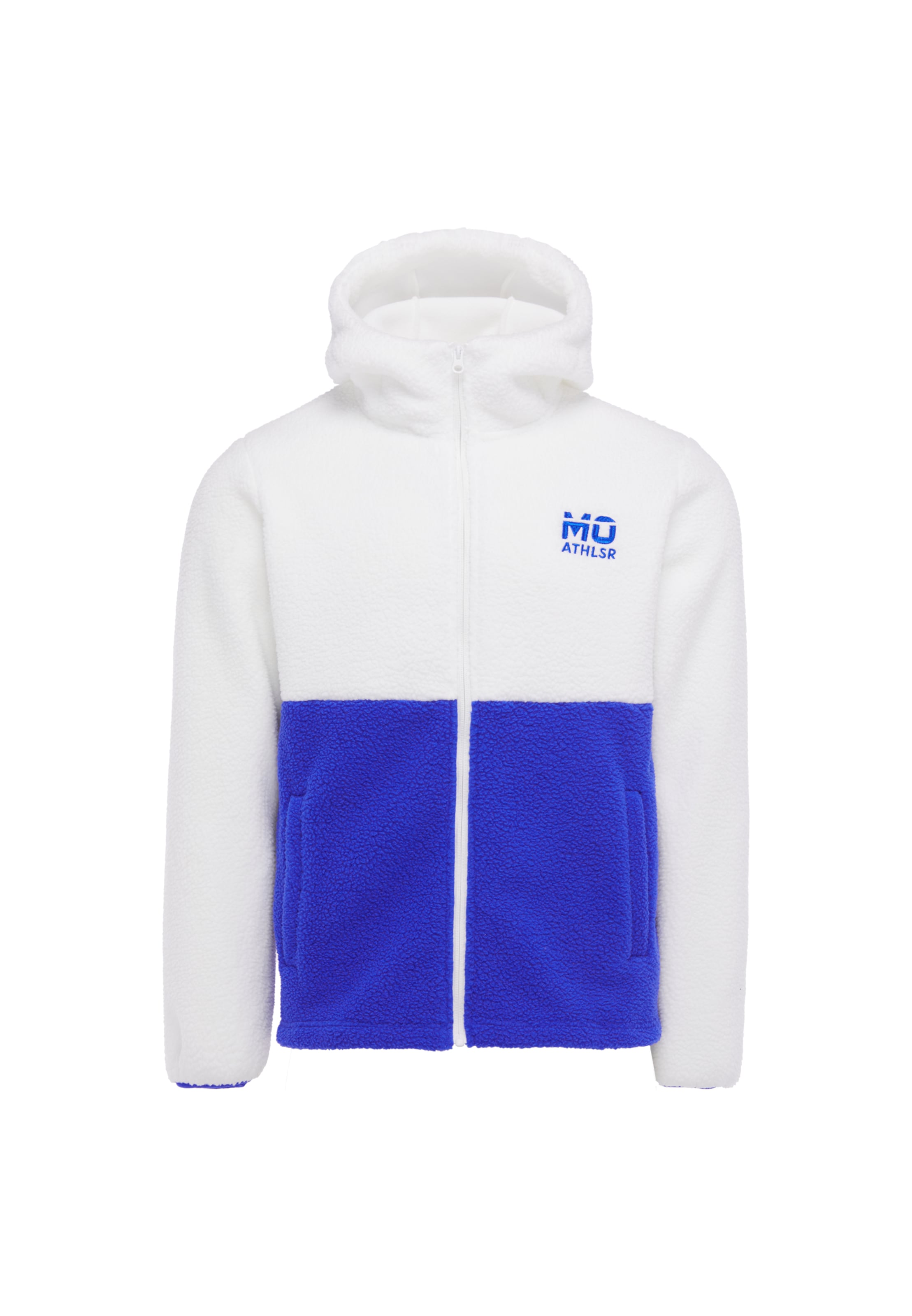 Veste en polaire Mo ATHLSR en bleu : devant