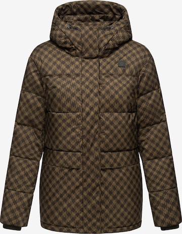 Veste fonctionnelle 'Wikesh' Ragwear en marron : devant
