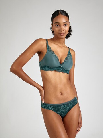 TRIUMPH T-shirt Bra 'Amourette Charm T' in Green