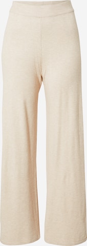 ONLY Wide leg Trousers in Beige: front