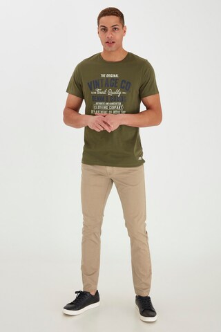 BLEND Slim fit Chino trousers 'Brano' in Beige