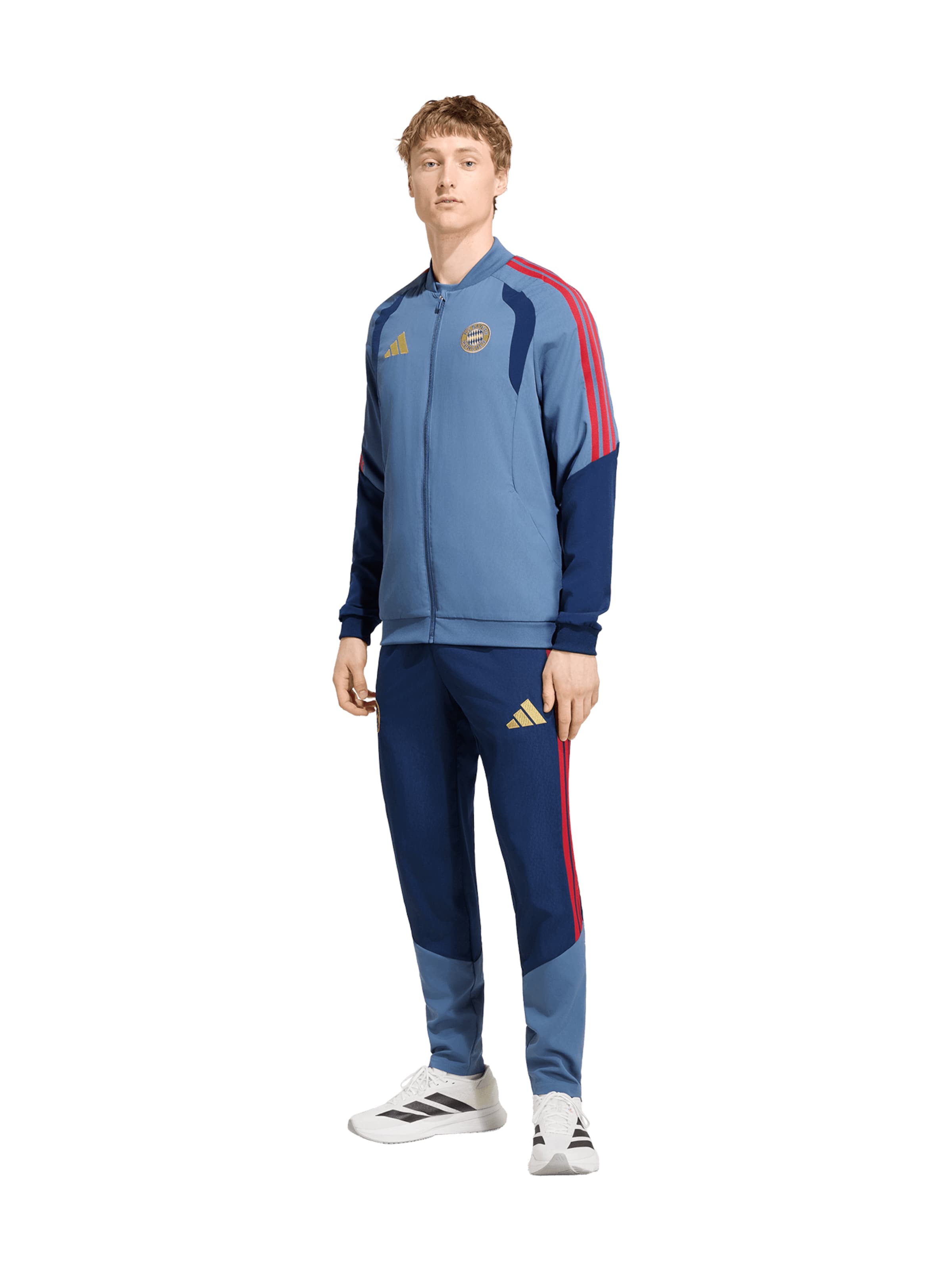 Veste de survêtement ADIDAS PERFORMANCE en bleu