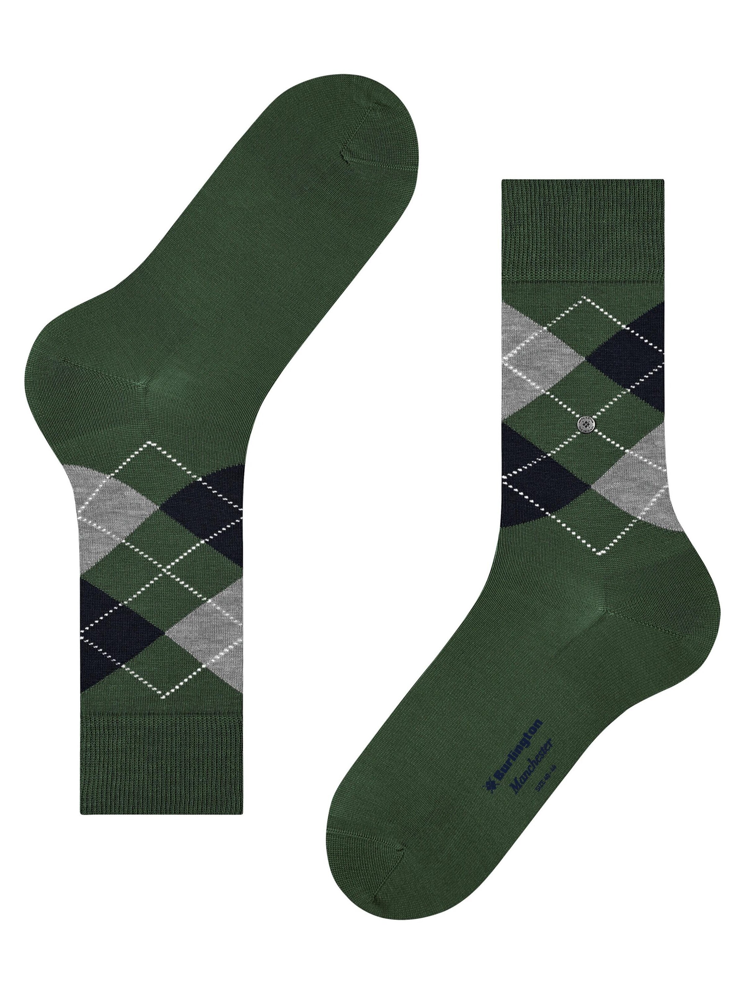 BURLINGTON Socks 'Manchester' in Green