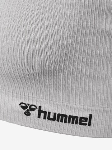 Hummel Bustier Sport-BH 'Rest' in Grau