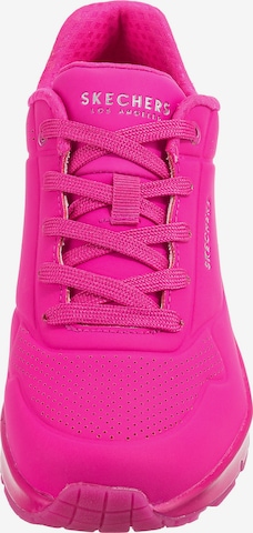 SKECHERS Rövid szárú sportcipők 'UNO - Night Shades' - rózsaszín
