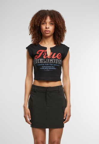 True Religion Shirt in Zwart: voorkant